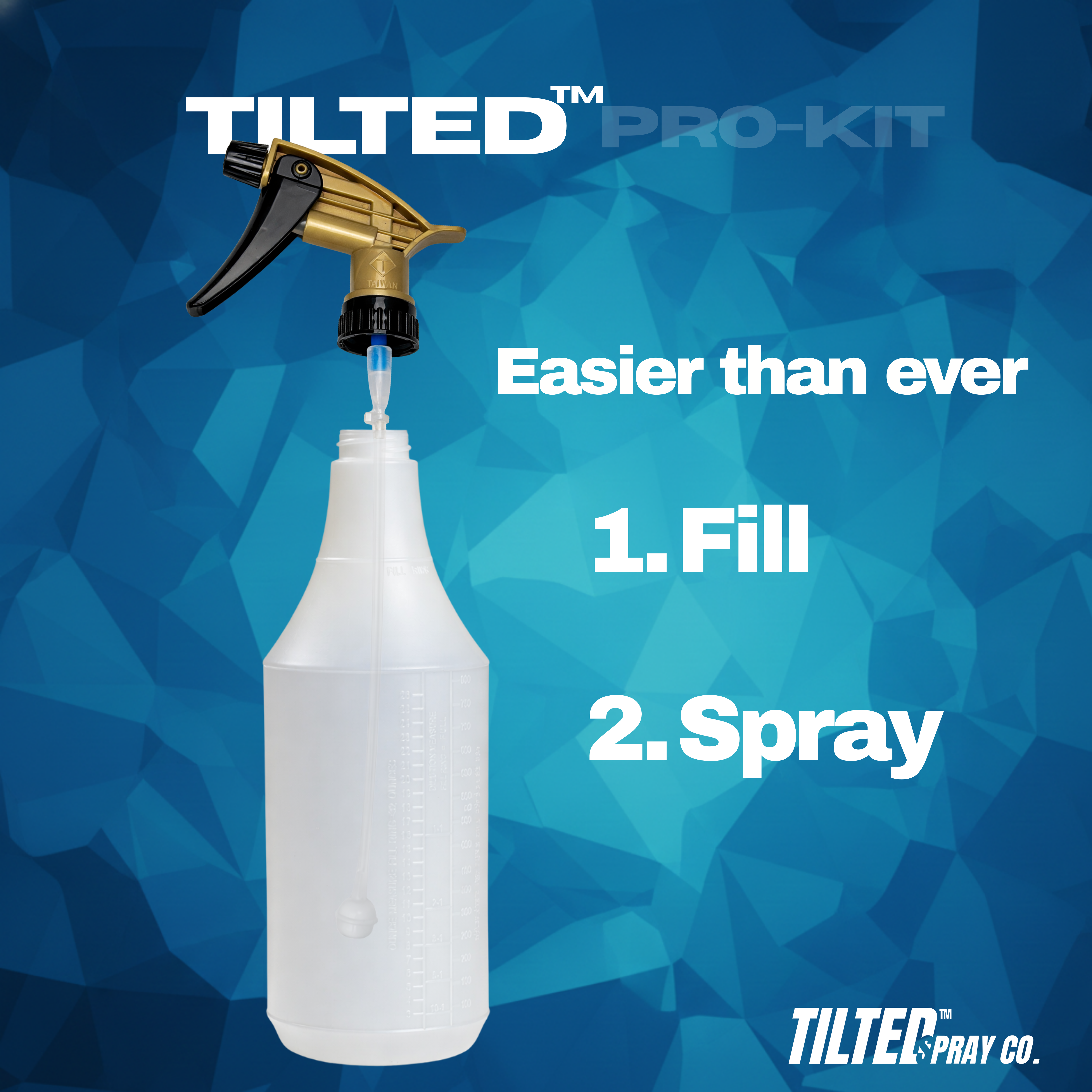 TILTED™ 360 Spray Bottle.