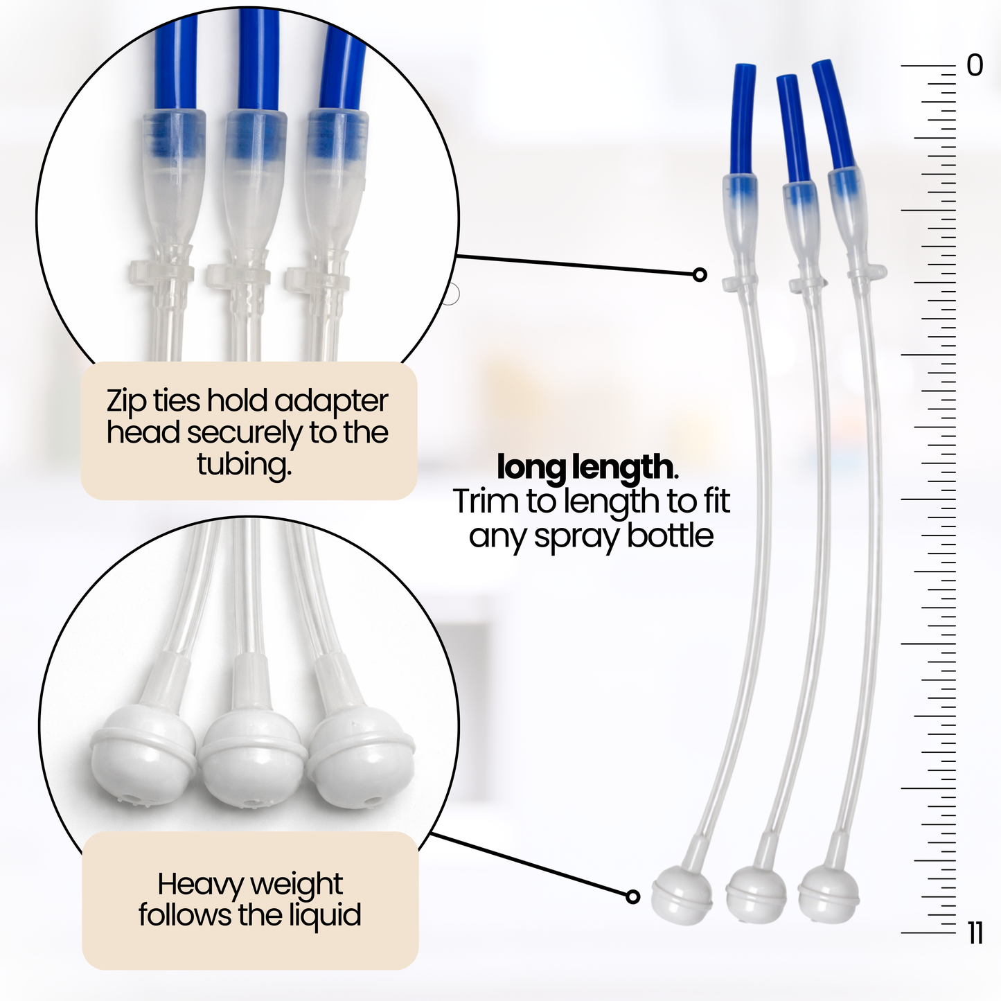 Tilted 360 Spray Bottle Adapter - Turn Any Spray Bottle Into a 360 Sprayer!